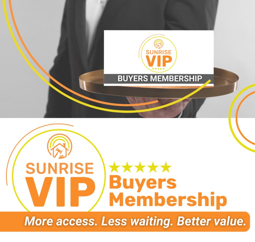 Sunrise VIP Buyers Membership